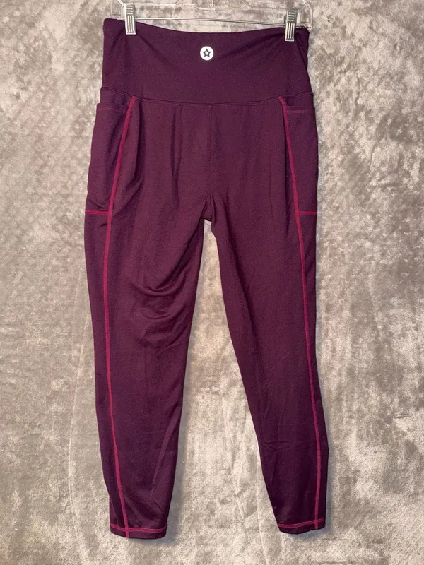 Active Booty for Everybooty Pocket Leggings Maroon / Burgundy - Image 6