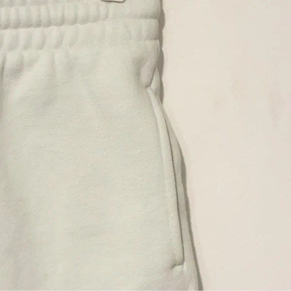 Tna Size Medium Cozy Fleece Shorts Pull On Drawstring Heavy Ivory‎ Womens - Image 2