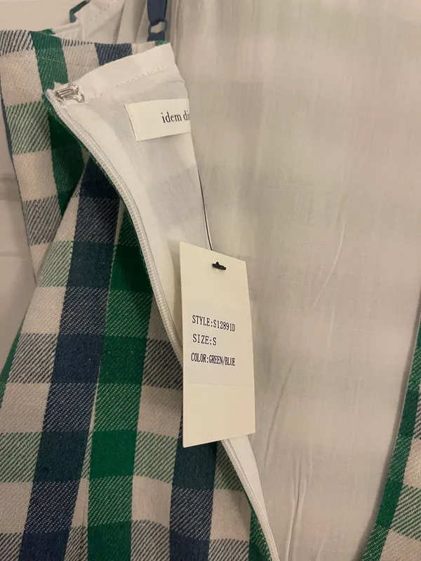 idem Ditto Plaid Mini Dress - Image 3