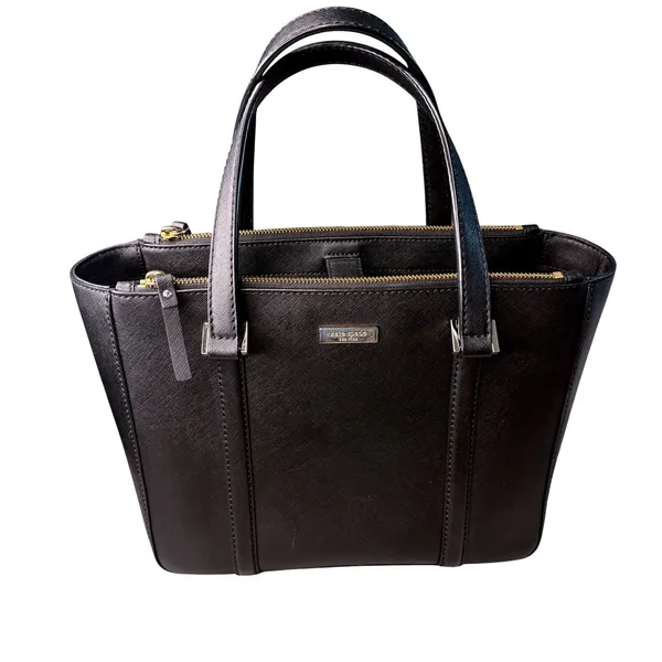 Kate Spade Cadence Black Saffiano Leather Tote Handbag WKRU4074 - Image 16