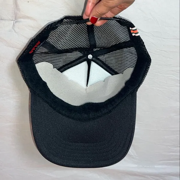 Heart Pckl High Profile Pickleball Trucker‎ Hat | Black - Image 5