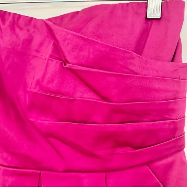 The Limited Strapless Cocktail Dress‎ Women's 6 Fuchsia Formal Barbiecore Party - Image 4