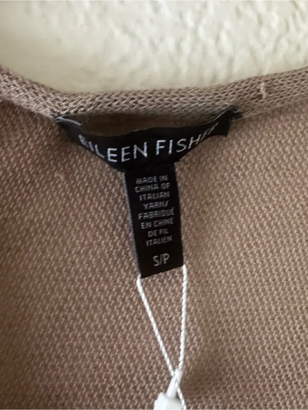 Eileen Fisher Signature Merino Asymmetrical Poncho - Image 2