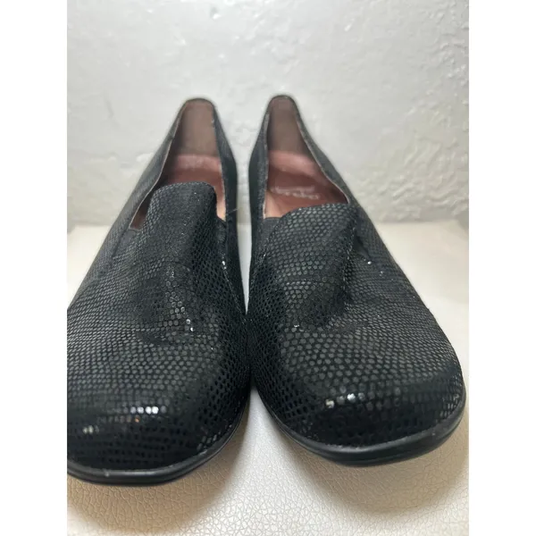 Dansko Slip On Loafers Comfort Dress Shoes‎ Black Leather Size 36 Size 5.5 - Image 7