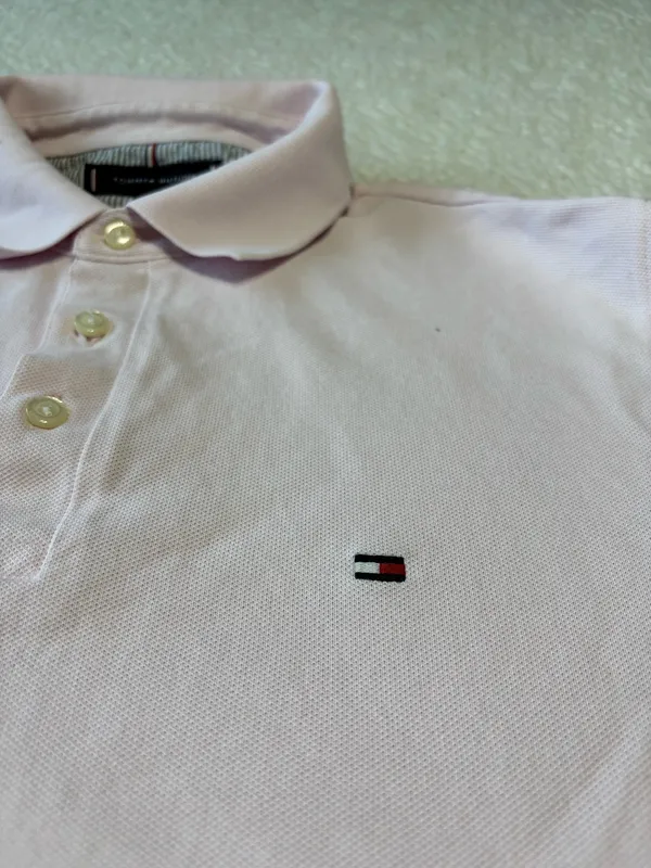 Classic short-sleeve polo shirt with signature embroidered chest flag logo, multi-button placket, and tailored silhouette. - Image 6