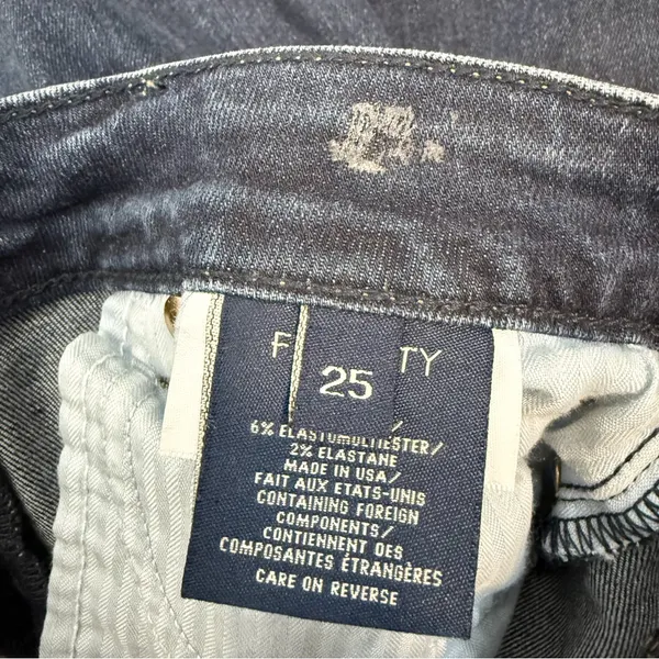 Fidelity‎ Denim Katie High Rise Classic Flare Wide Leg Jeans St Tropez Size 25 - Image 13
