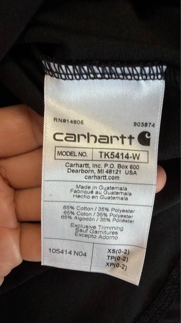 Carhartt Women’s Black Tank Top - Image 7