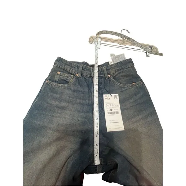 SRADIVARIUS Womans Loose Wide Fit Jeans Sz 4/32 NWT - Image 8