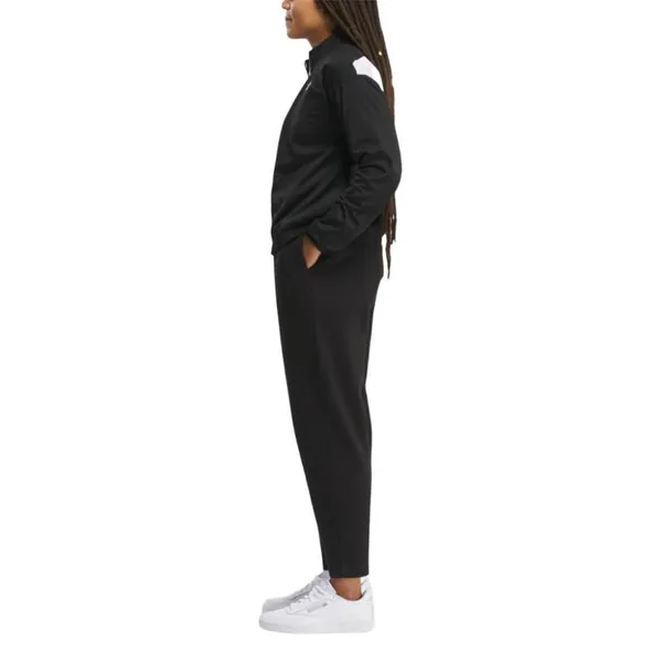 NWT Reebok Womens Banded Track Jacket IT5643 Black / White S - Image 2