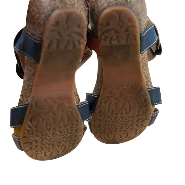 Spring Step L'Artiste Hemlock Women Leather Strappy Sandals Size‎ 36 - Image 5
