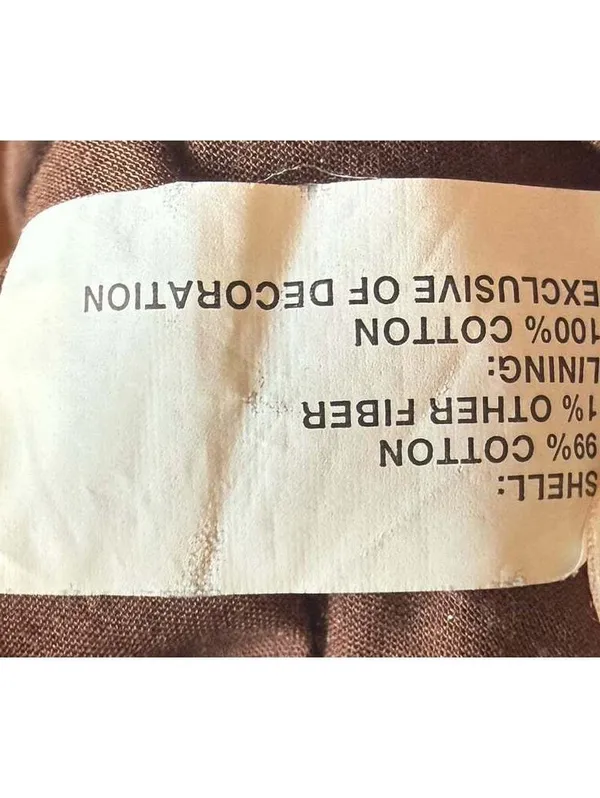 Gap Brown mini skirt metallic threading size small - Image 6