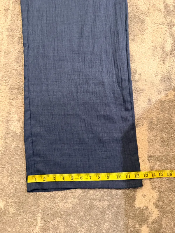 SHEIN Navy Blue Button-Front Jumpsuit - Image 9