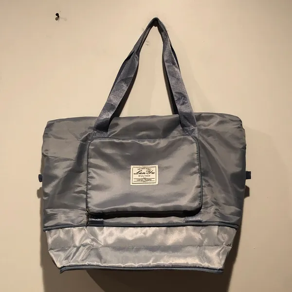Lanyu Supply Foldable Travel Bag Blue - Image 4