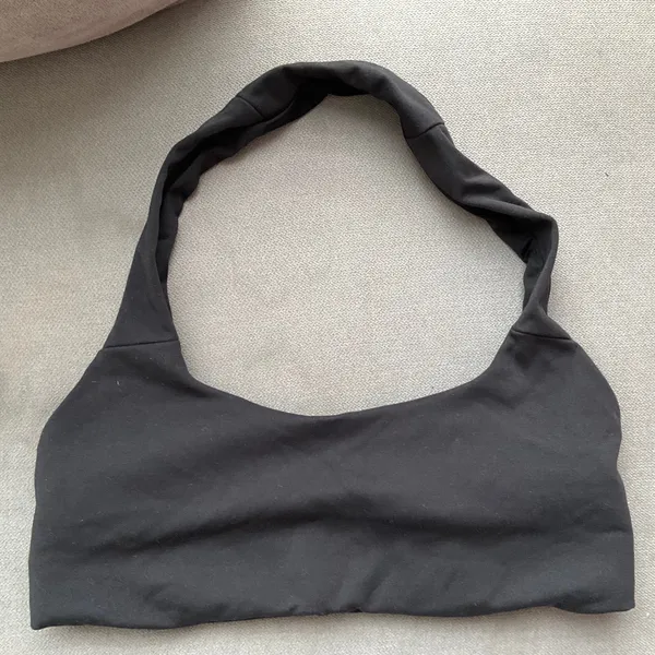 ALO Softsculpt Feel The Heat Halter Bra Black S - Image 2