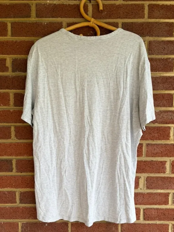 Lululemon Light Gray Short Sleeve Shirt Women's Large - Image 2