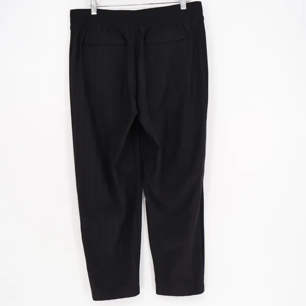 Athleta Pants Womens 8P Black Stretch Slash Pockets Elastic Waist Tapered Leg - Image 5