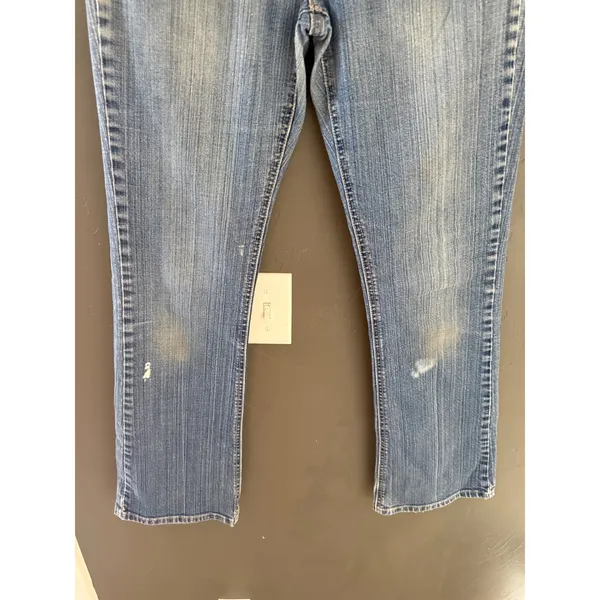 Levis‎ 526 Slender Bootcut Jeans Vintage Y2k 4 Med Blue Denim Mid Rise Size 28 - Image 5