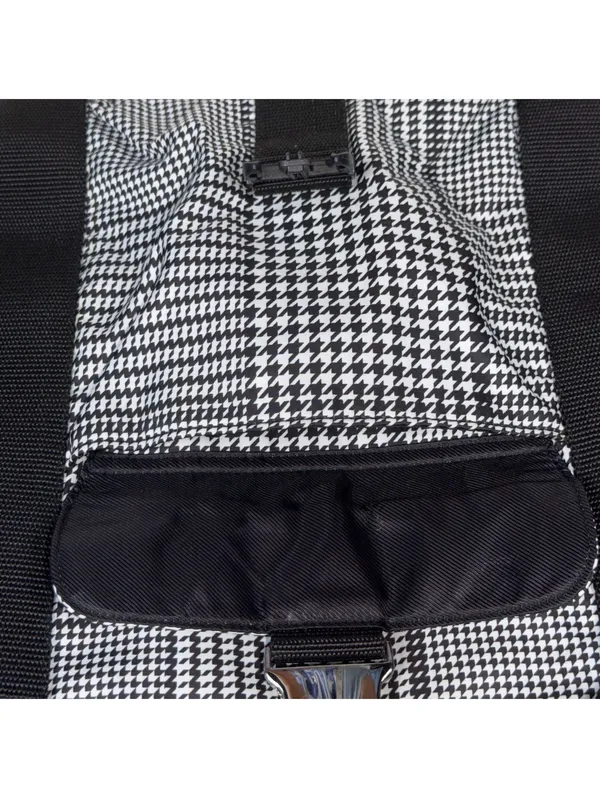 Lauren Ralph Lauren Houndstooth Plaid Tote Bag - Image 7