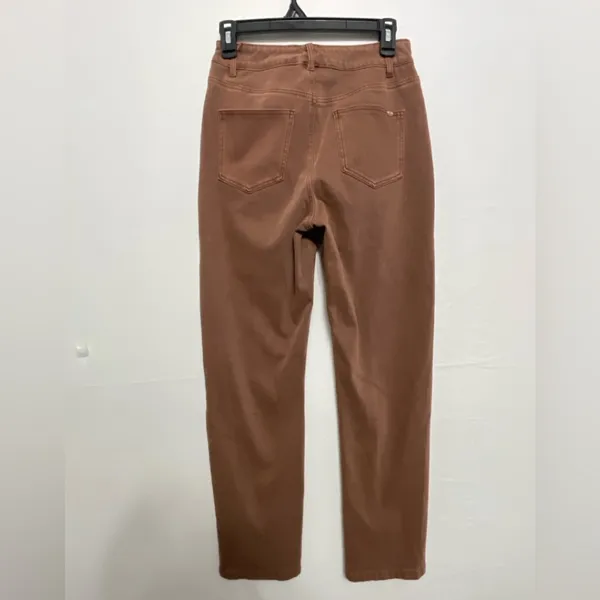 Halara Women’s S Brown Cotton Stretch Pants High Rise Pull-On Style NWT(A192✨ - Image 4