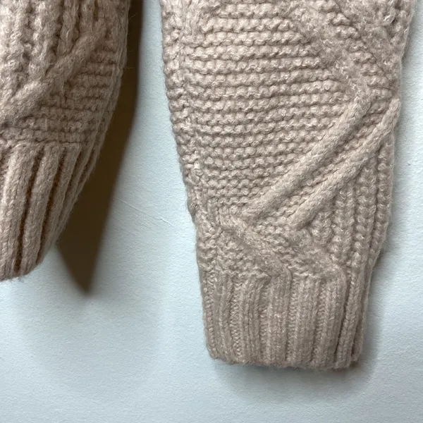 Caslon Women’s Chunky Cable Knit Turtleneck Sweater Size Medium NWOT - Image 5