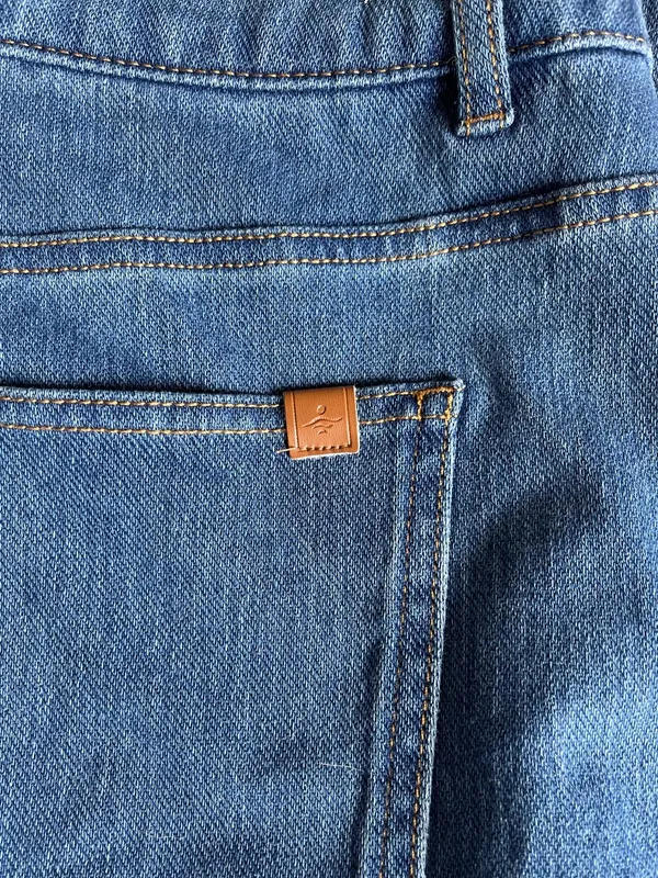 Halara Flex™ High Waisted 7/8 Straight Leg Casual Jeans with Pockets Size Large - Image 5