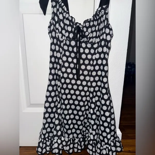 Dolls Kill Wildflower Fables Mini Dress - Polka Dot - Image 3