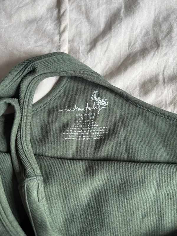 Green Free People Tank - Image 3