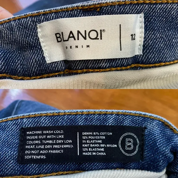 Maternity Belly Support Straight Crop Jeans - Image 7