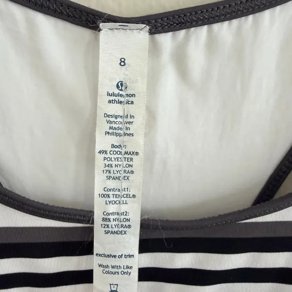 Lululemon Blissed Out Dress Size 8 Racerback Tennis Prep Pickeball Athletic‎ - Image 7