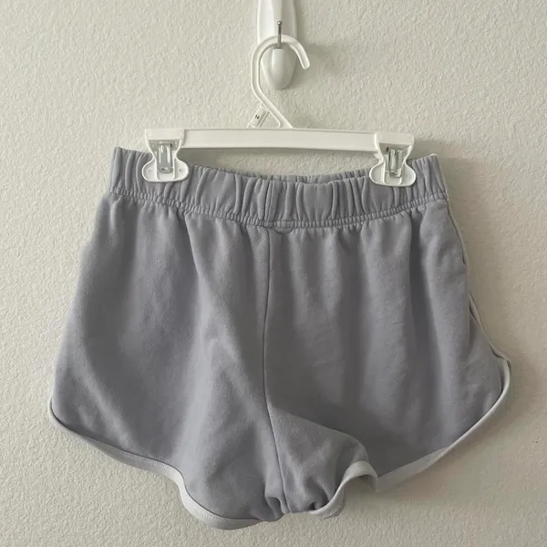 brandy melville light blue sweat shorts - Image 3