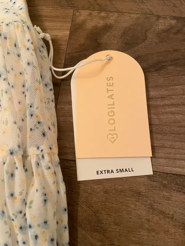 NWT! Blogilates Viral Taylor Swift Popflex Ballerina Skirt Skort White Floral XS - Image 5