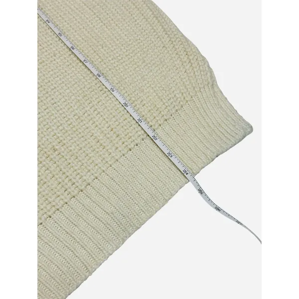 Skies Are Blue Small Oatmeal‎ Sweater Criss Cross Back Chunky Knit Cozy Casual - Image 8
