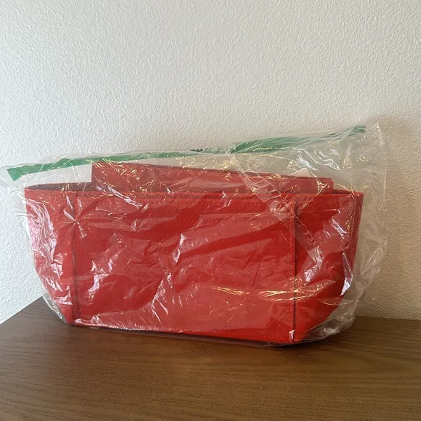 NWT Red Felt Purse Insert - Image 2
