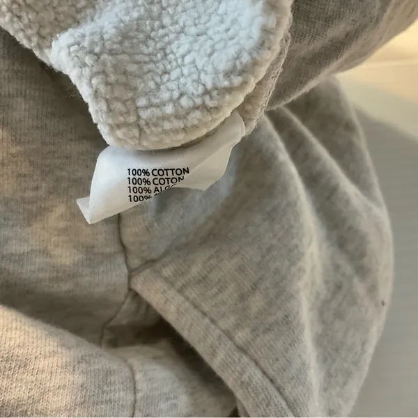 Brandy Melville Pants Womens Small Gray Cargo Sweatpants Wide Leg Casual - Image 13