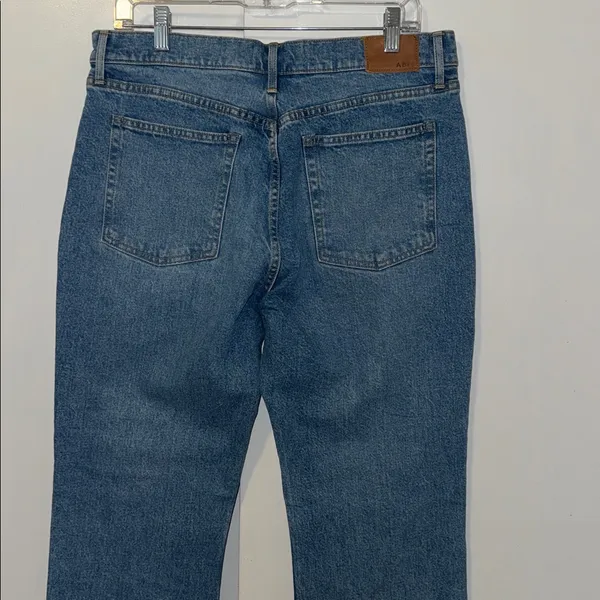 ABLE High Rise Straight Leg Jeans Stretch Denim Women’s 31 - Image 6