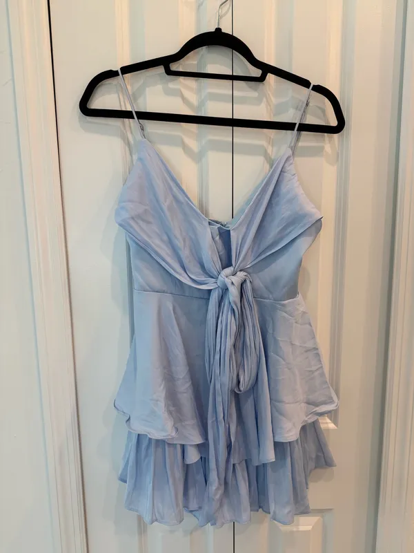 Hello Molly Classy is the New Original Romper - Steel Blue - Image 3
