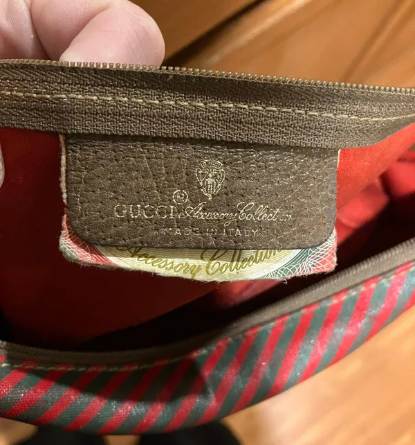Gucci Vintage Cosmetic Bag - Image 3