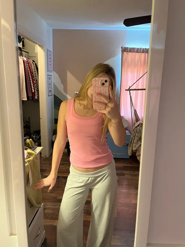 a new day pink tank top - Image 2