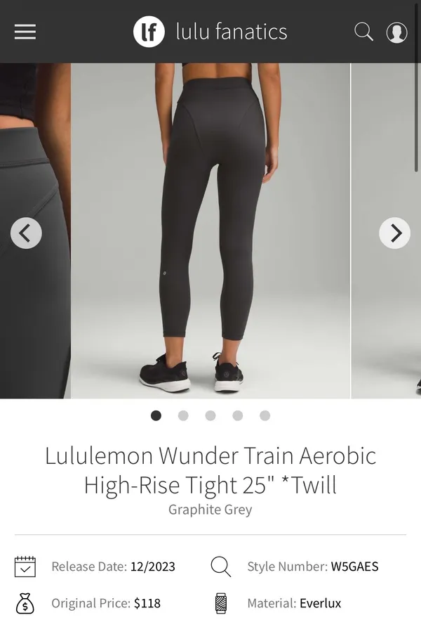 Lululemon Wunder Train Aerobic Tights - Image 5