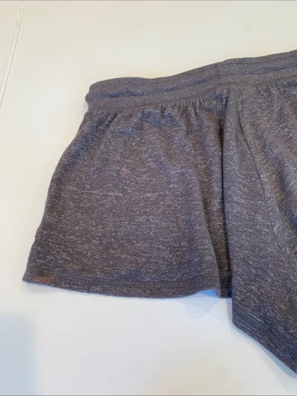 Aeropostale Women’s Medium Dark Taupe Soft Knit Drawstring Lounge Short Shorts - Image 7