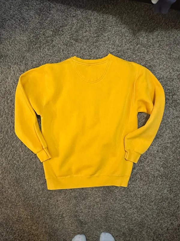 Iowa Hawkeyes Hoodie Yellow Size L - Image 3