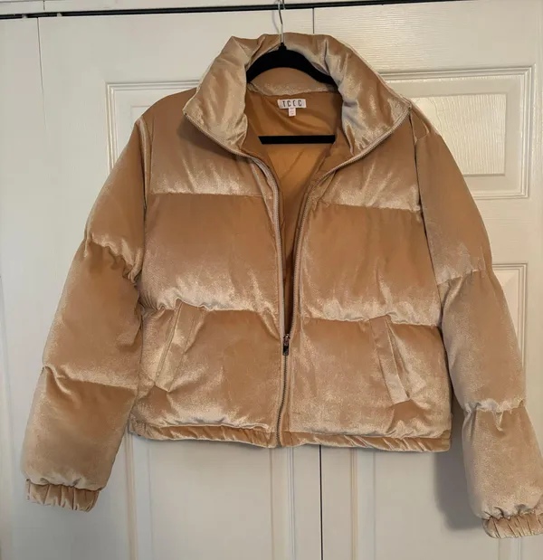 These Three Boutique Suede Puffer - Image 2