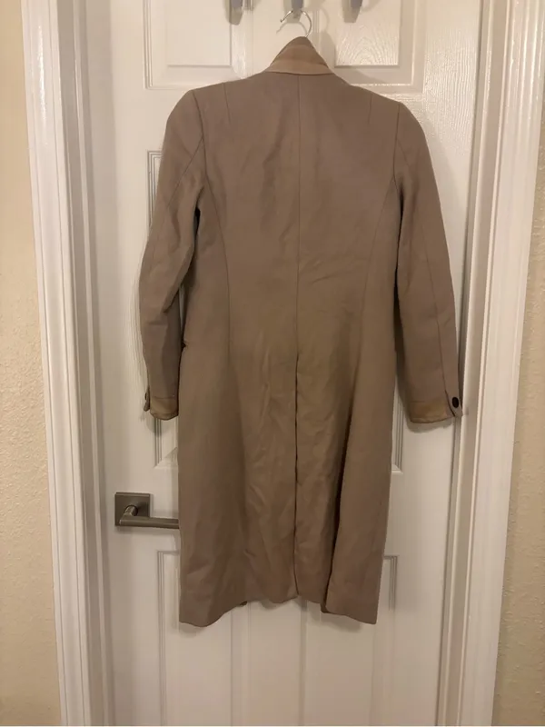 AllSaints Beige/Taupe Pea Coat - Image 4