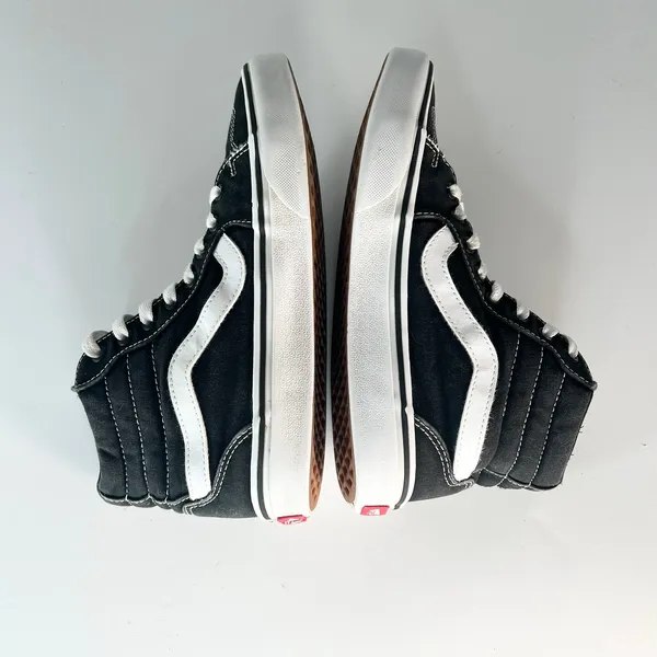Vans Old Skool Canvas Suede Hi Top Skate Sneakers Shoes Black 507698 Women 7.5 - Image 6