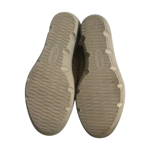 Clarks Artisan Clarene Award Women Brown Perforated Wedge Sandals 9M Summer - Image 10