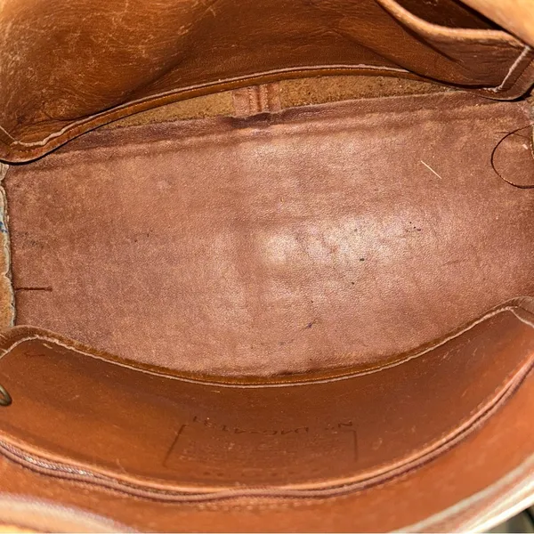 COACH Vintage Tan Leather Madison Pierre 4131 Shoulder Crossbody Bag Very Rare - Image 9