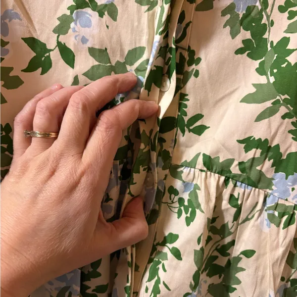 NWT Tuckernuck Royal Floral Shirt Dress - Image 5