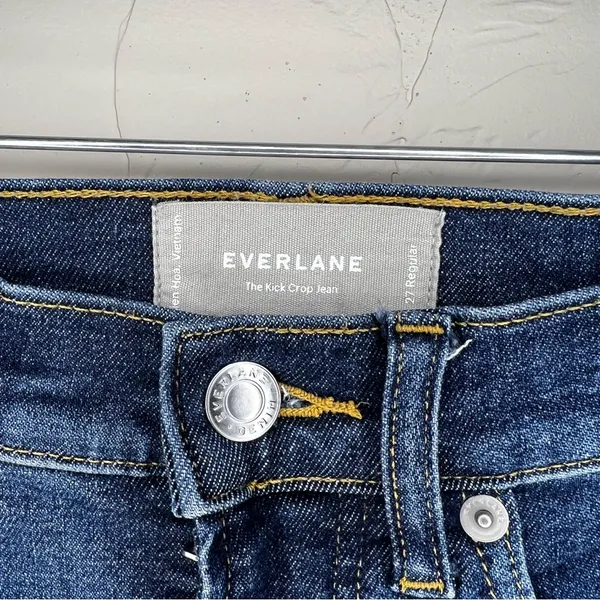 Everlane‎ The Kick Crop Bootcut Denim Jeans - Image 4