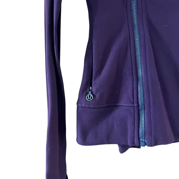 Lululemon Bhakti Yoga Jacket Luon Bordeaux Red Size 4 - Image 2