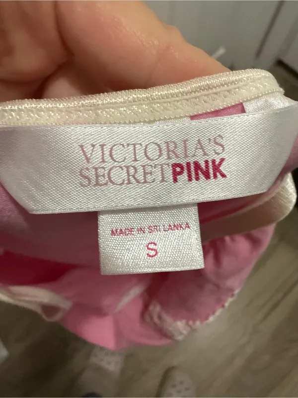 Victoria's Secret PINK Lace Trim Camisole Top Size S - Image 3